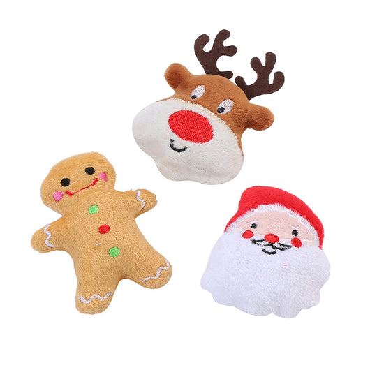 Juguetes de Peluche Navideños con Hierba Gatera - Image 3