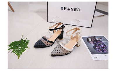 Sandalias Planas de Malla Punteada - Cómodas y Versátiles para Primavera y Verano - Image 4