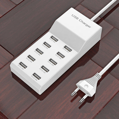 Cargador USB Multi Puerto 5V 2A - Carga Rápida para Múltiples Dispositivos - Image 3