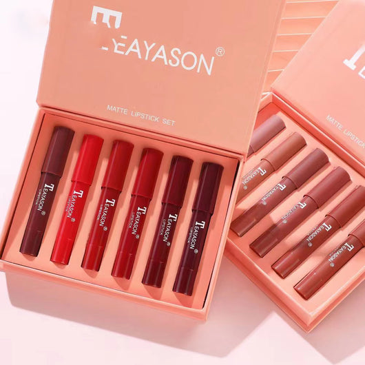 Set de 6 Labiales Mate Multicolor para Mujer - Image 12