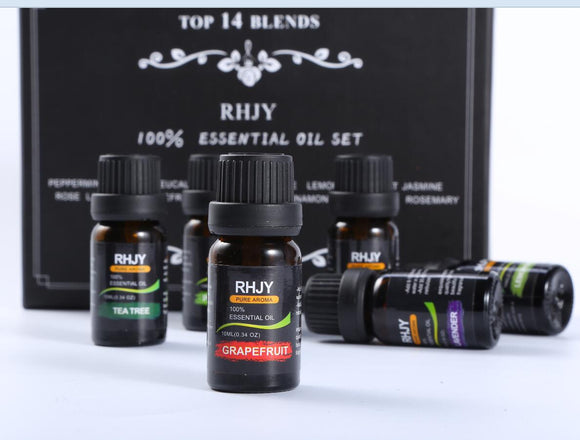 Set de Aceites Esenciales Aromaterápicos Premium