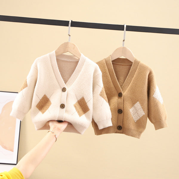 Cardigan de Lana Cristal para Niños