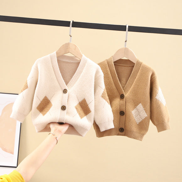 Cardigan de Lana Cristal para Niños
