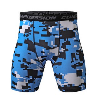 Pantalones Cortos de Compresión Camuflaje para Hombre - CrossFit y Fitness - Image 13