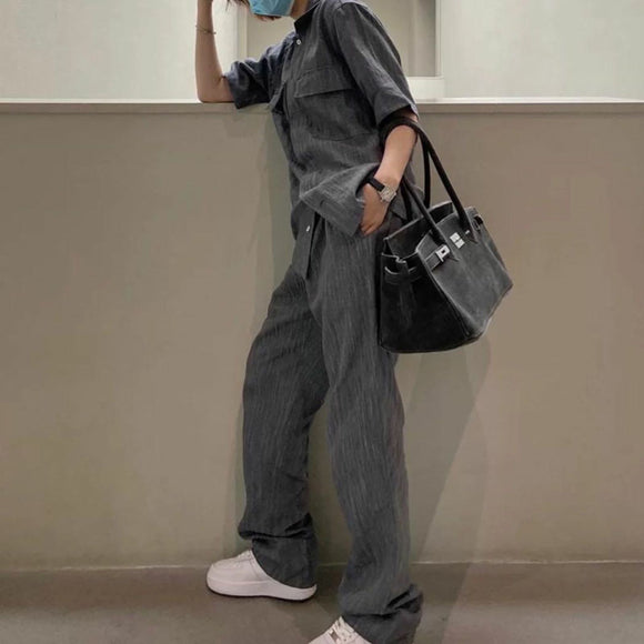 Bolsa Vintage de Tela Denim - Estilo Casual Desenfadado
