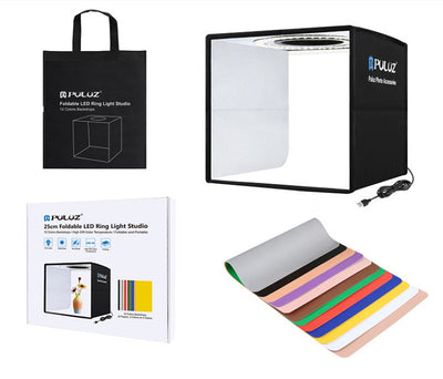 Kit de Estudio Portátil con Aro de Luz LED Profesional - Image 3