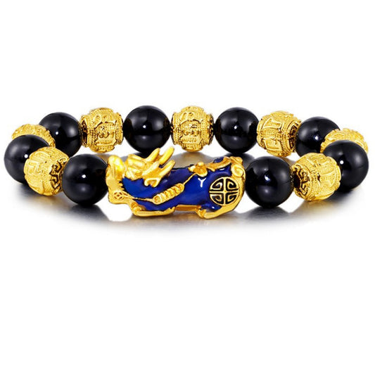 Pulsera Pixiu Cambio de Color Oro Arena para Hombre