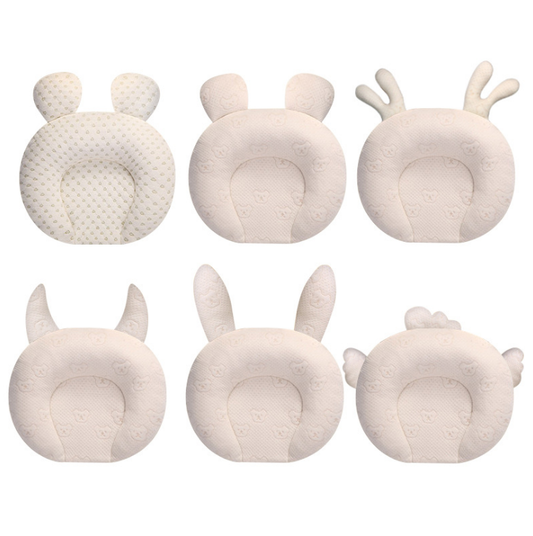 Almohada Anatómica de Látex para Bebé - Diseño Ergonómico Anti-Plagiocefalia