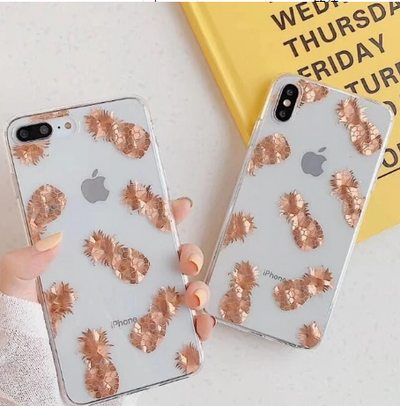 Funda para celular con diseño de piña bronceada - Image 36