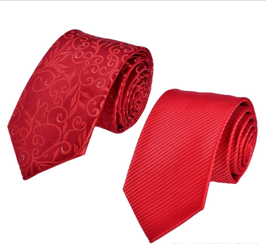 Corbata Roja Clásica para Hombre - Diseño Elegante y Versátil - Image 3