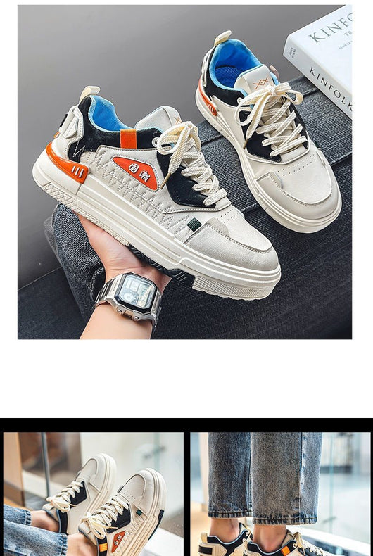 Tenis Blancos Deportivos Estilo Tendencia Nacional - Zapatillas Versátiles para Estudiantes - Image 7