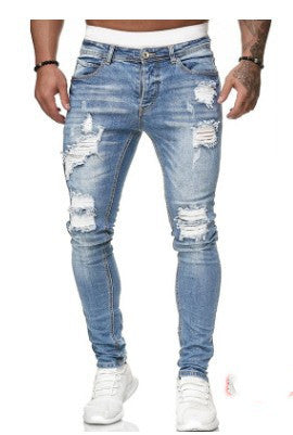 Pantalones vaqueros blancos rotos - Image 8