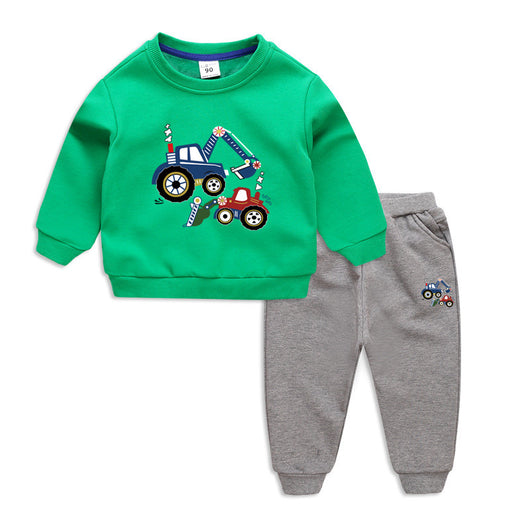 Conjunto de Abrigo Infantil con Forro Polar Engrosado para Invierno - Image 8