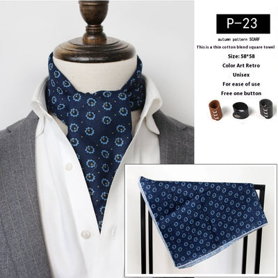Bufanda de Seda Fina para Hombre - Accesorio Versátil Youth - Image 24
