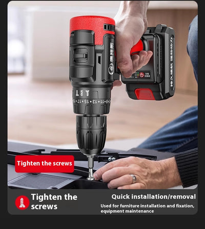 Taladro Atornillador Inalámbrico Recargable Multifuncional - Image 16