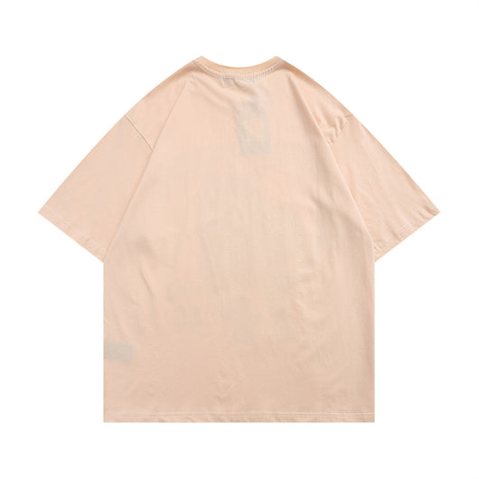 Camiseta Hombre Estampado Tigre Cuello Redondo Manga Corta Suelta - Image 11