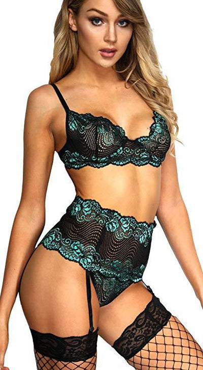 Conjunto de Lencería Sensual con Tirantes Reductores - Image 2