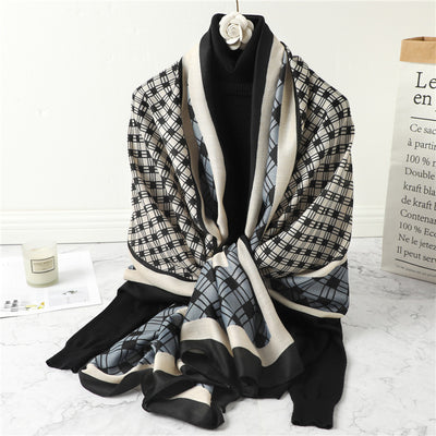 Bufanda Cuadros Invierno Mujer - Cálida y Elegante
