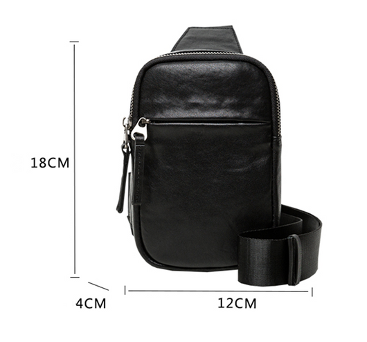 Bolsa Mensajero de Cuero Genuino Premium para Deportes y Viajes - Image 3
