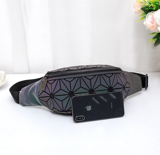 Bolso de Cintura Geométrico Luxury para Mujer - Bandolera Deportiva y Elegante - Image 4