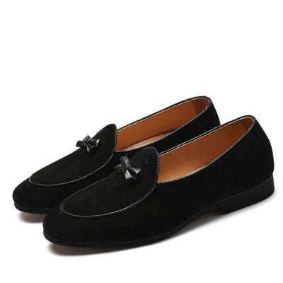 Zapatos de Cuero para Hombre con Borla Mariposa - Mocasines de Moda - Image 4