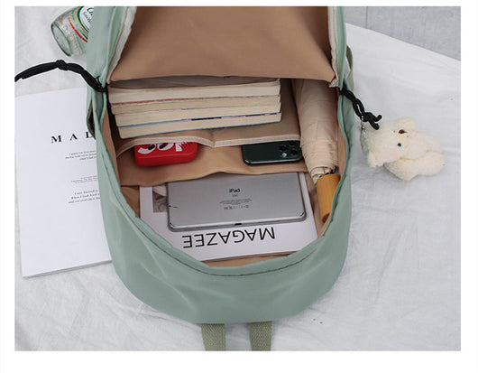 Mochila Harajuku de Gran Capacidad para Estudiantes Universitarias - Image 16