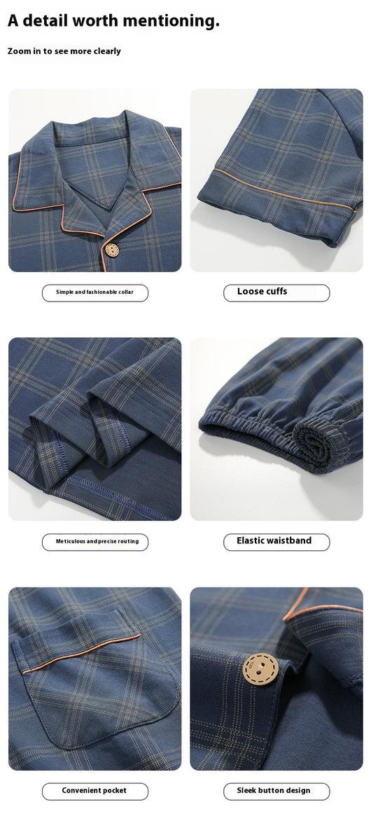 Pijama de Verano para Hombre - Conjunto de 3 Piezas en Algodón con Manga Corta - Image 9