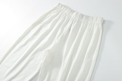 Pantalón Slim Coreano Hombre - Conjunto de 2 Piezas Algodón y Lino - Image 13