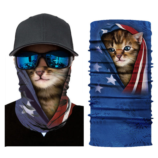 Pañuelo Protector Solar con Estampado de Tigre para Equitación - Image 16