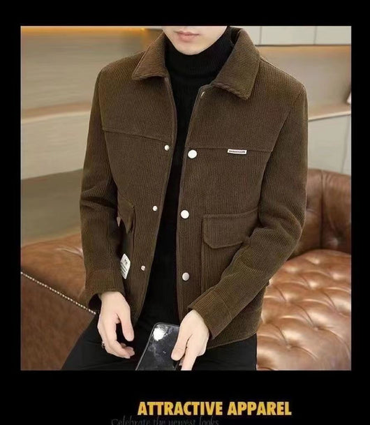 Chaqueta de Pana Casual Elegante para el Trabajo - Image 10