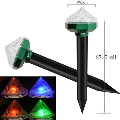 Repelente Solar de Plagas con Lámpara LED - Ahuyentador para Jardín - Image 3
