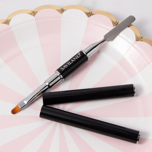Set de Brochas de Fototerapia Doble Cabezal para Manicura
