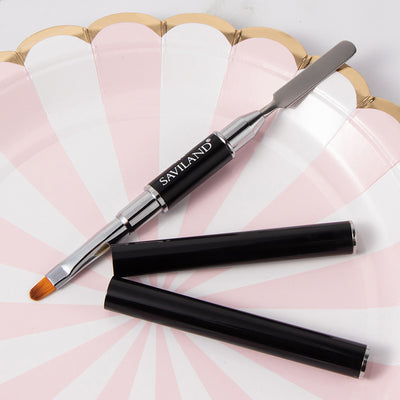 Set de Brochas de Fototerapia Doble Cabezal para Manicura