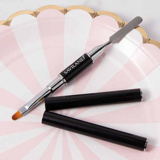 Set de Brochas de Fototerapia Doble Cabezal para Manicura