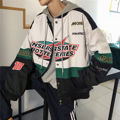 Uniforme de Béisbol con Cuello Tipo Camisa y Costuras Sueltas Estampadas - Image 4