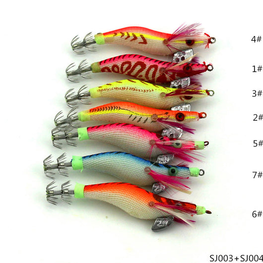 Camarones Artificiales Luminiscentes 8cm - Cebo Biónico Premium para Pesca