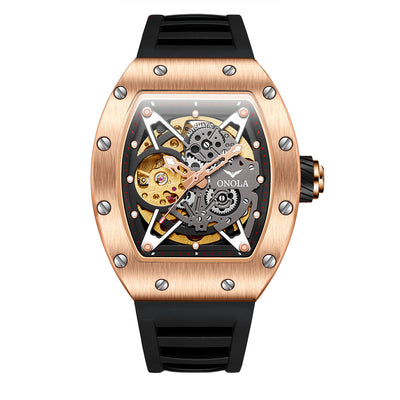 Reloj Deportivo Automático con Banda de Silicona para Hombre - Image 10