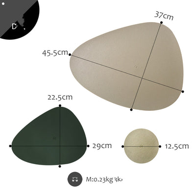 Posavasos de Cuero con Aislamiento Térmico Diseño Geométrico Nórdico - Image 9