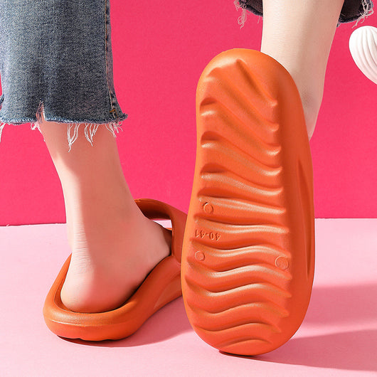Pantuflas Cómodas de Suela Gruesa y Colores Sólidos - Image 10