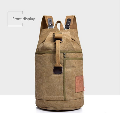 Mochila de Lona Estampada con Gran Capacidad - Image 10