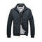 Chaqueta Casual de Cuello Alto para Hombre Talla Grande