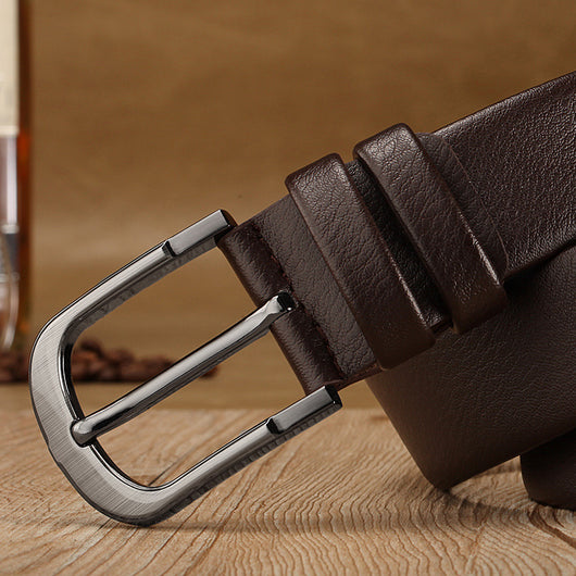 Cinturón Casual para Hombre con Hebilla Metálica Ajustable - Image 5