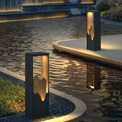 Lámpara Solar de Jardín Estilo Chino Moderno - Image 4