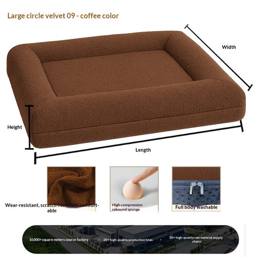 Cama Sofá para Perros Extragruesa Desmontable y Lavable, Todo Clima - Image 12
