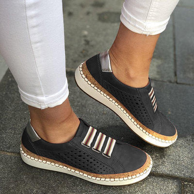 Zapatillas Deportivas de Cuero para Mujer - Estilo Casual - Image 12