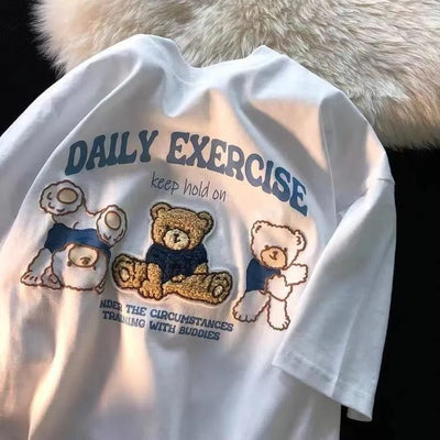 Playera Infantil de Algodón Puro con Osito Bordado Serie Leche - Image 19