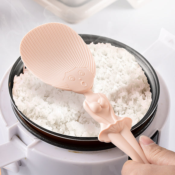 Cuchara de Arroz con Soporte Cisne