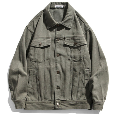 Chaqueta Suelta con Parches Retro - Image 5