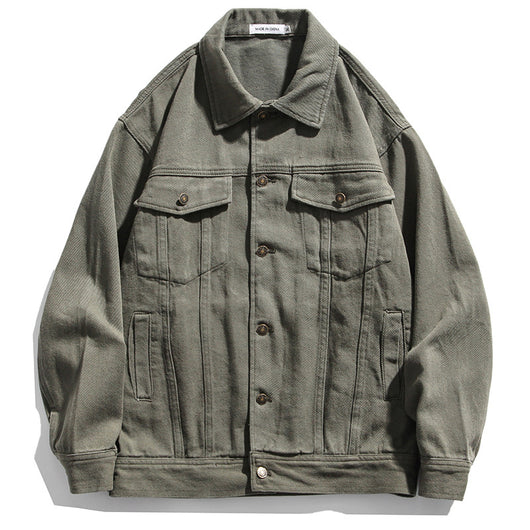 Chaqueta Suelta con Parches Retro - Image 5