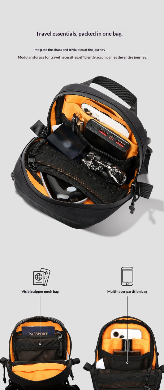 Bolsa de Hombro Impermeable de Gran Capacidad para Hombre - Image 14